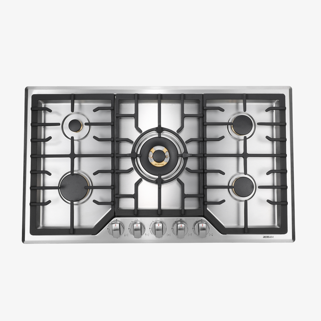 ROBAM G515 - 36" 5 Burners Stainless Steel Cooktop