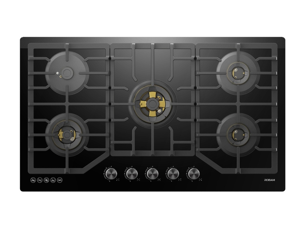 ROBAM ZG9500B - 36" 5 Burners Glass Cooktop