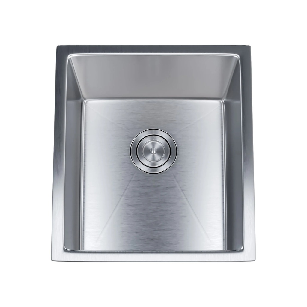 [6005-1618] Dowell 6005-1618 | 16" Small-Radius Undermount Kitchen Sink, 9" Deep