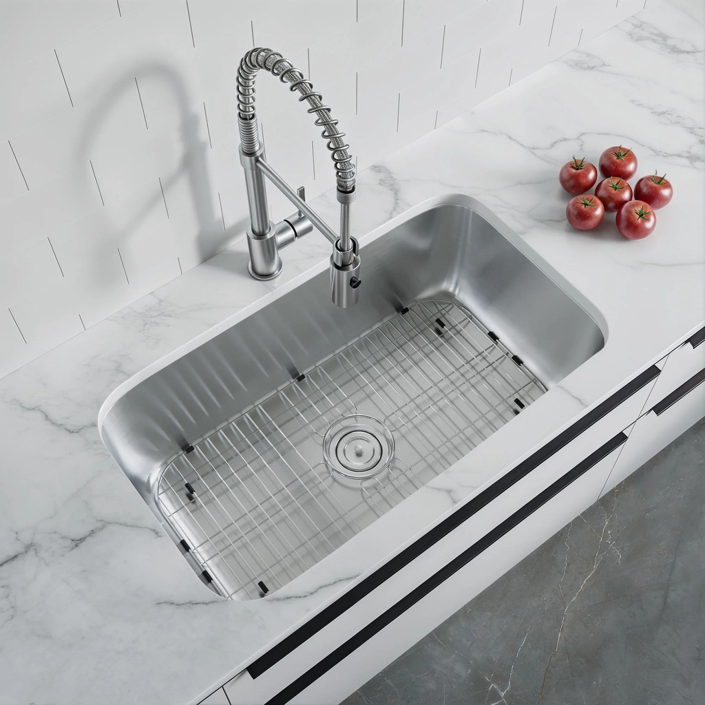 [6001-3118] Dowell 6001-3118 | 32-1/2" Undermount Kitchen Sink, 10" Deep
