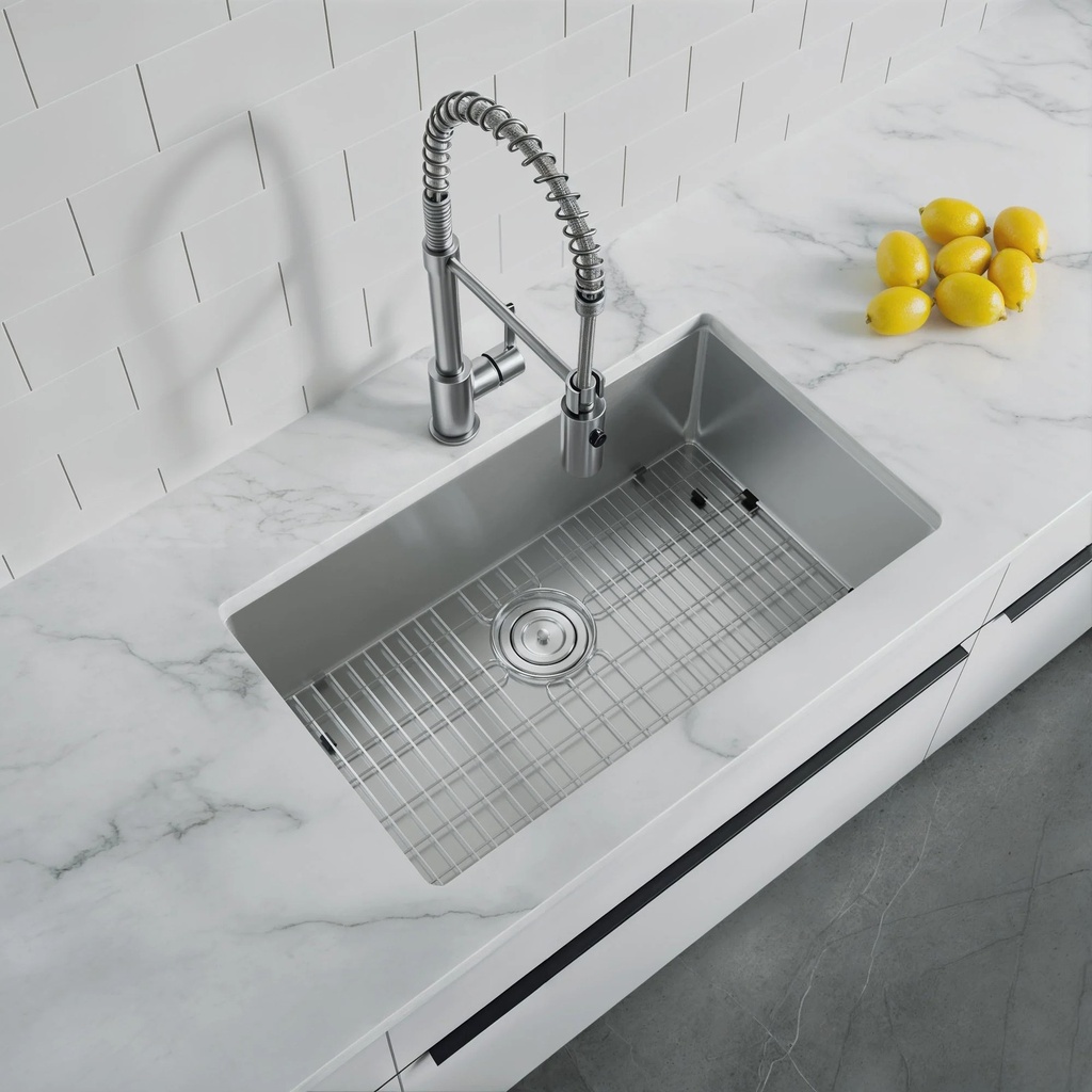 Dowell 6008-3018C | 30" x 18" 16-Gauge Undermount Kitchen Sink