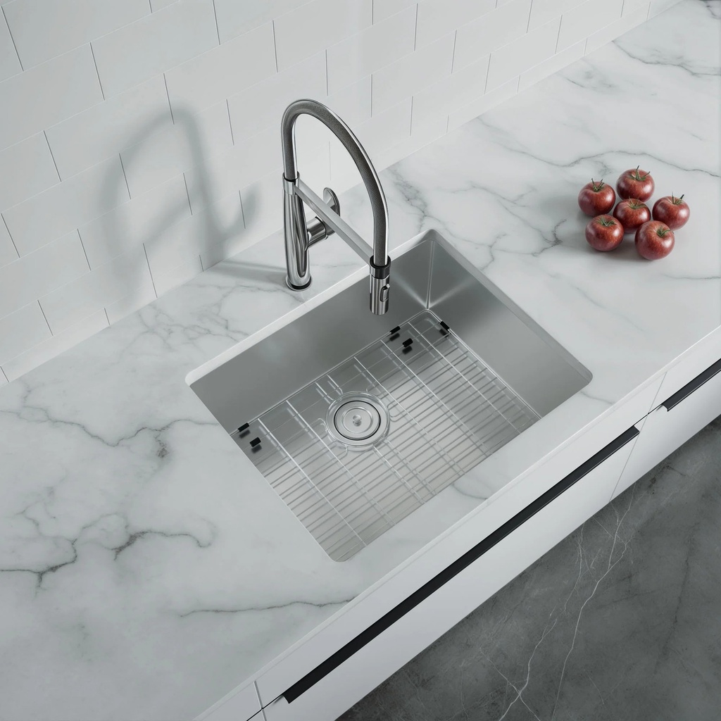 Dowell 6002-2318C | 23" x 18" 18-Gauge Undermount Kitchen Sink