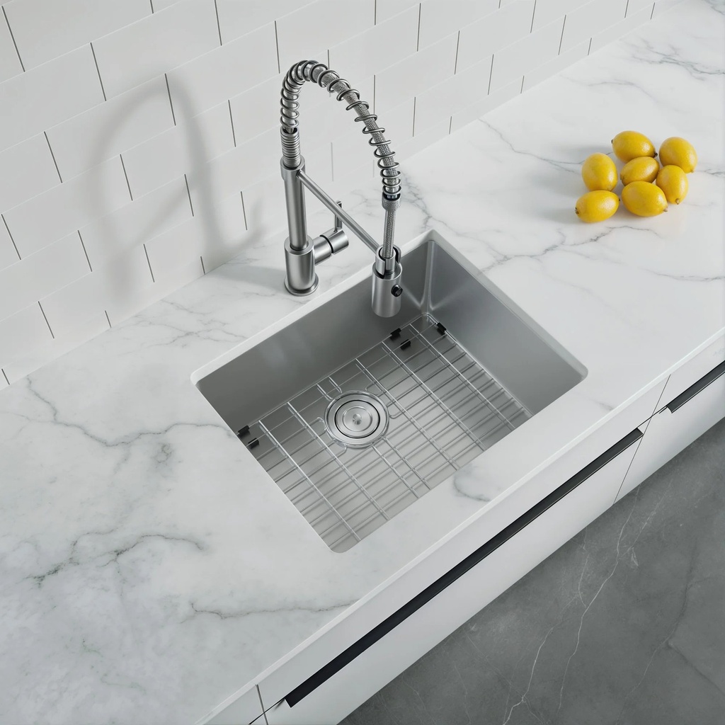 [6008-2318C] Dowell 6008-2318C | 23" x 18" 16-Gauge Undermount Kitchen Sink