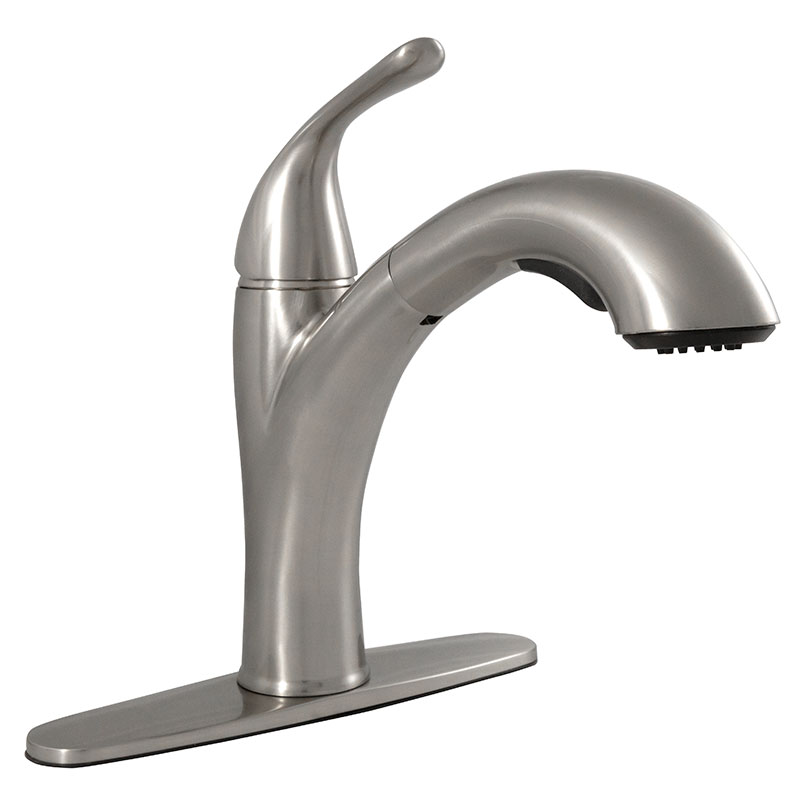 [FAU-K1HBN8301-804] MSI-1 HANDLE KITCHEN FAUCET 8301-804 BRUSH NICKEL