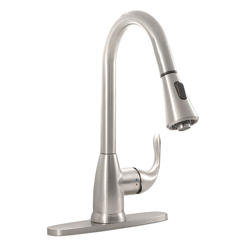 [FAU-K1HBN8401-803] MSI-1 HANDLE KITCHEN FAUCET 8401-803 BRUSH NICKEL