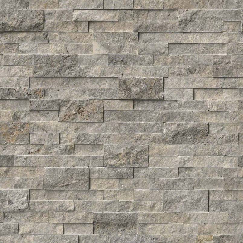 [LPNLTSIL618COR] MSI-SILVER TRAVERTINE LEDGER CORNER
