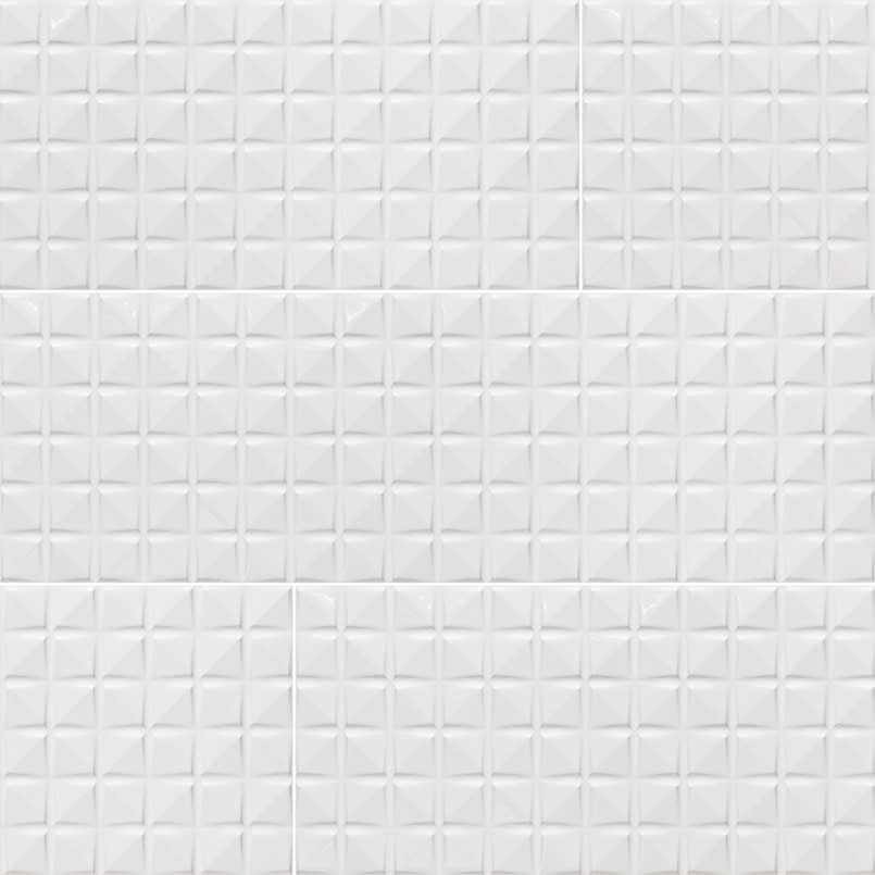 [NDYMSTACHEWHI1224G-N] MSI-DYMO STATUARY CHEX WHITE 12X24 GLOSSY