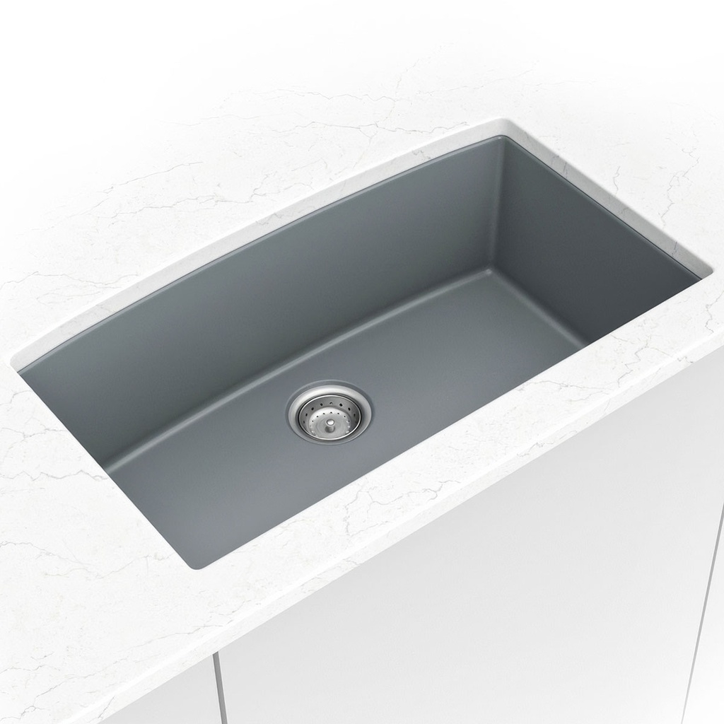 [SIN-QTZ-SINBWL-3219-GRY] MSI-QUARTZ GREY SINGLE BOWL 3219