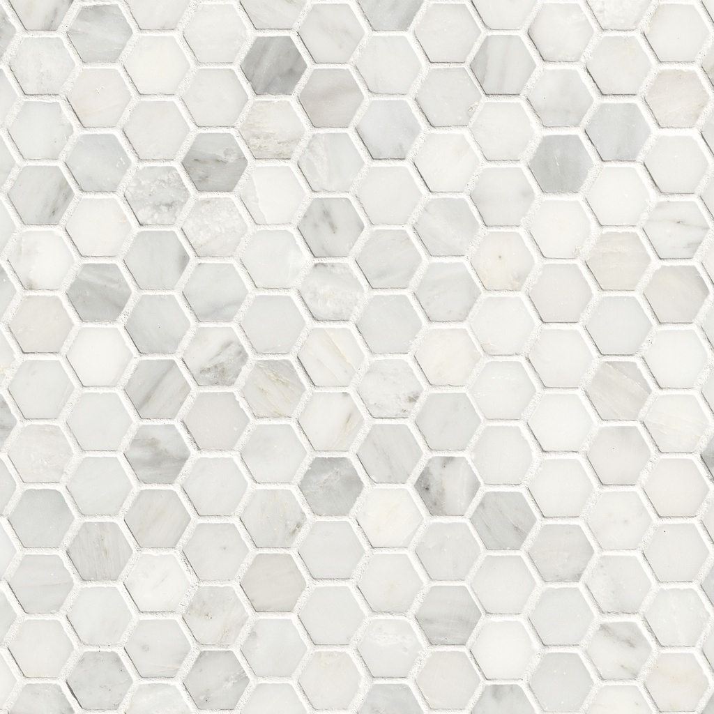 [SMOT-ARA-1HEX] MSI-ARABESCATO CARRARA HEXAGON MOSAIC