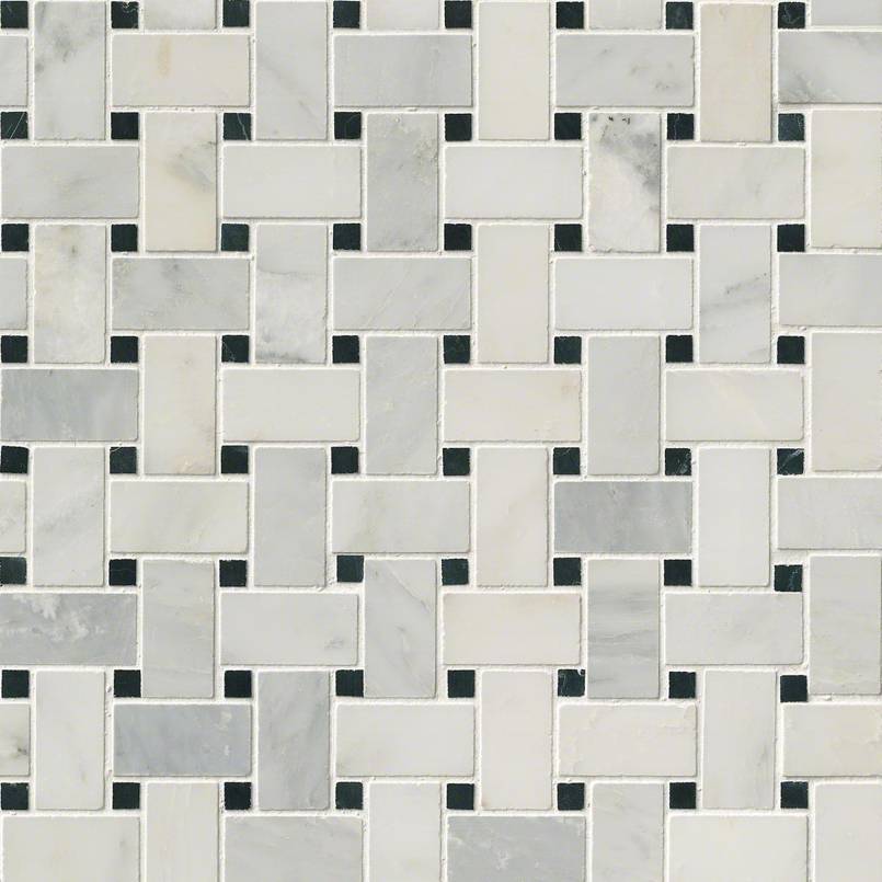 [SMOT-ARA-BWP] MSI-ARABESCATO CARRARA BASKETWEAVE MOSAIC