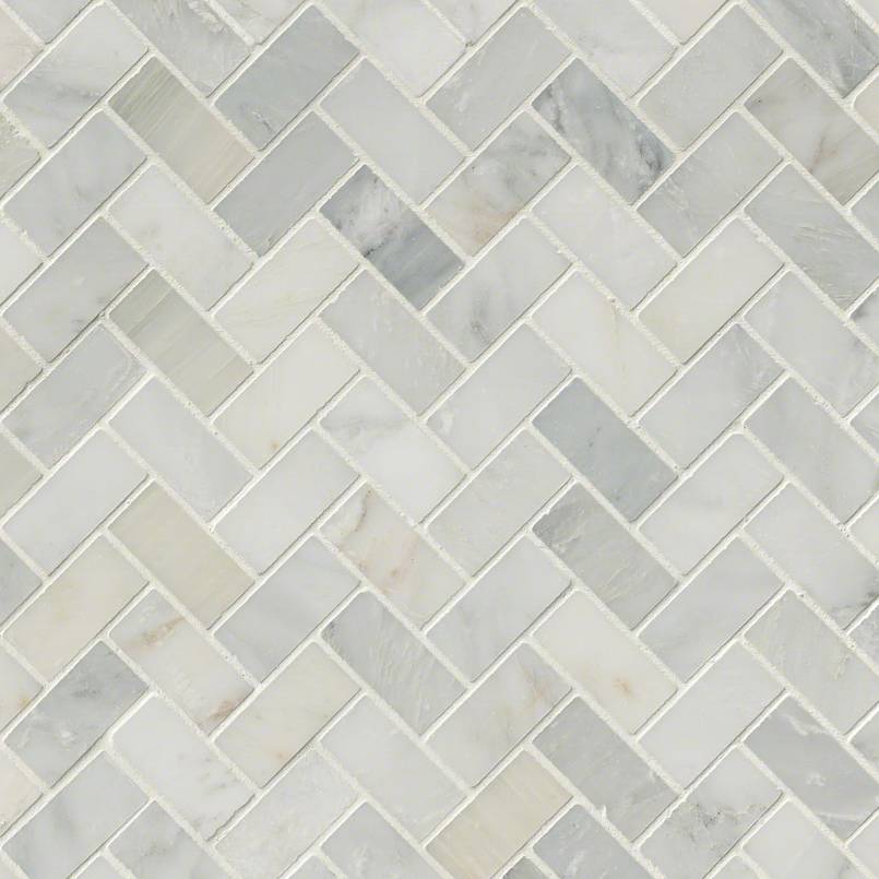 [SMOT-ARA-HBH] MSI-ARABESCATO CARRARA HERRINGBONE MOSAIC