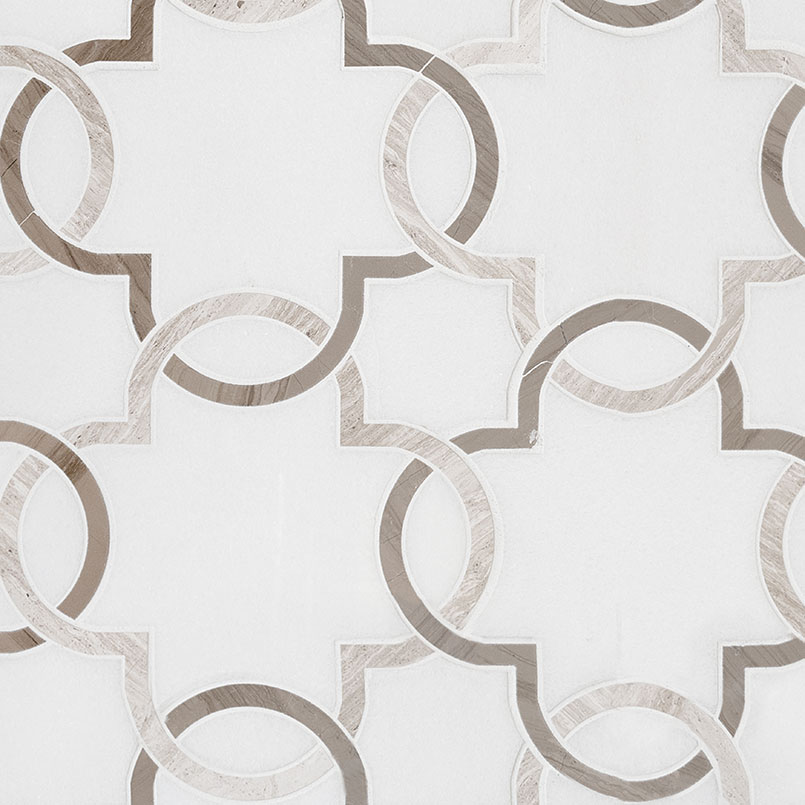 [SMOT-BIA-QTRFOILP] MSI-BIANCO QUATREFOIL POLISHED
