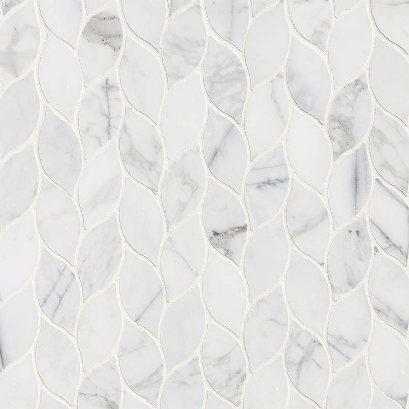 [SMOT-CALBLA-POL10MM] MSI-CALACATTA BLANCO MOSAIC