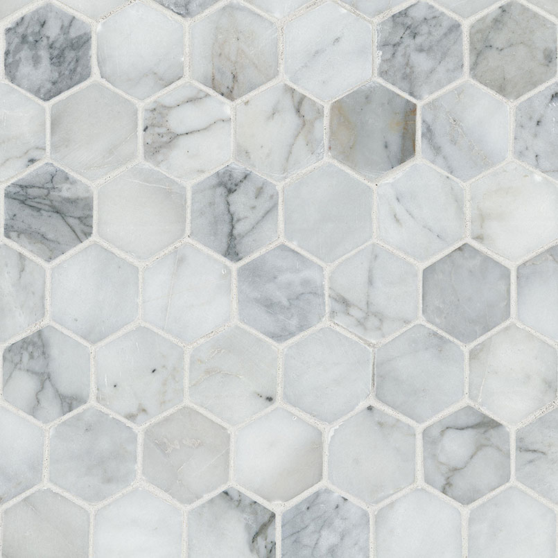 [SMOT-CALCRE-2HEXH] MSI-CALACATTA CRESSA HEX MOSAIC