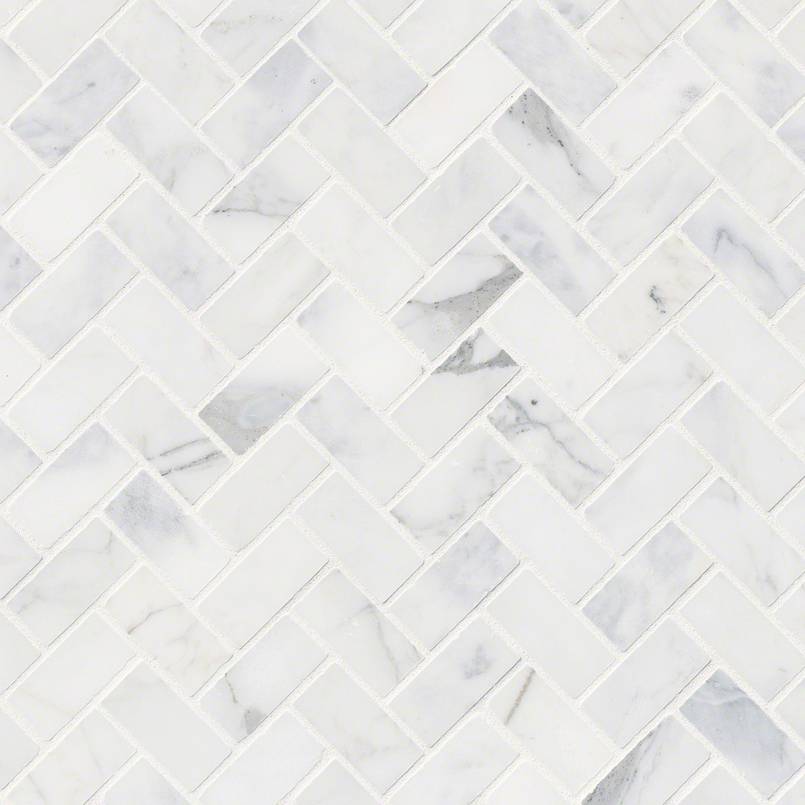 [SMOT-CALCRE-HBH] MSI-CALACATTA CRESSA HERRINGBONE MOSAIC