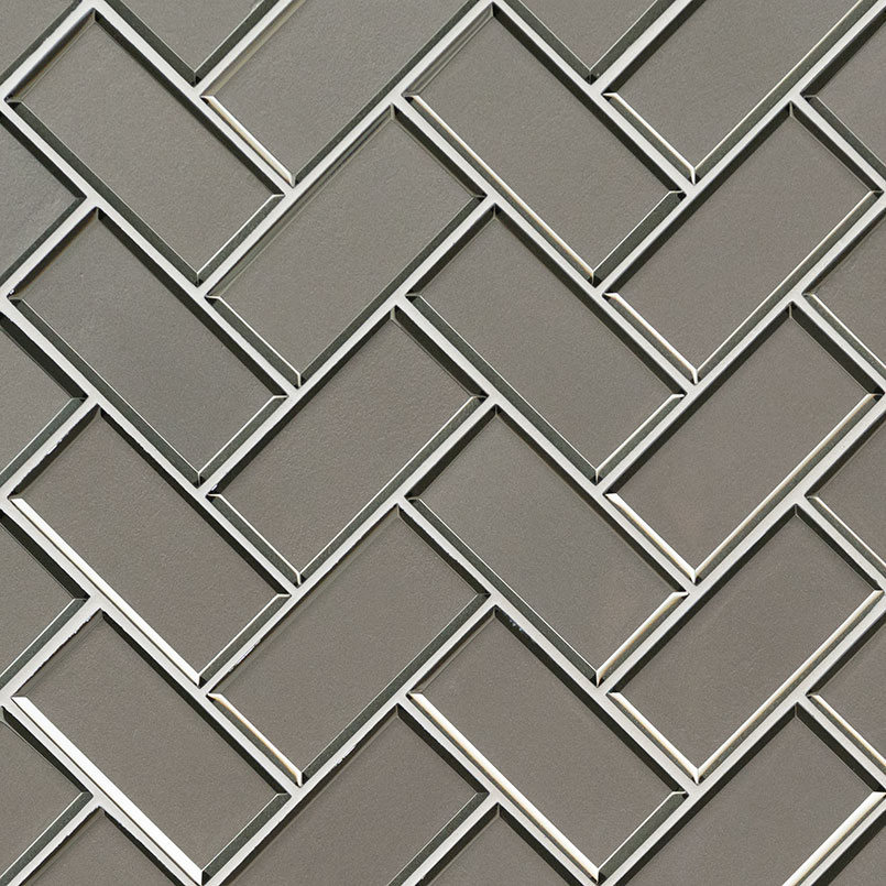 [SMOT-GLS-CHBEHB8MM] MSI-CHAMPAGNE BEVEL HERRINGBONE