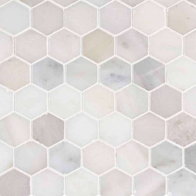 [SMOT-GRE-2HEXP] MSI-GREECIAN WHITE 2" HEXAGON