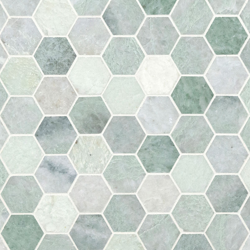 [SMOT-ICEGRE-2HEXP] MSI-ICELANDIC GREEN 2" HEXAGON