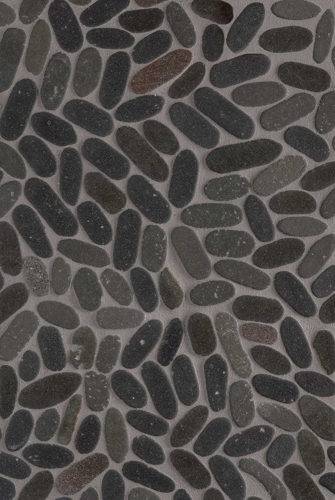 [SMOT-PEB-COAL] MSI-SLICED COAL PEBBLES MESH BACKED