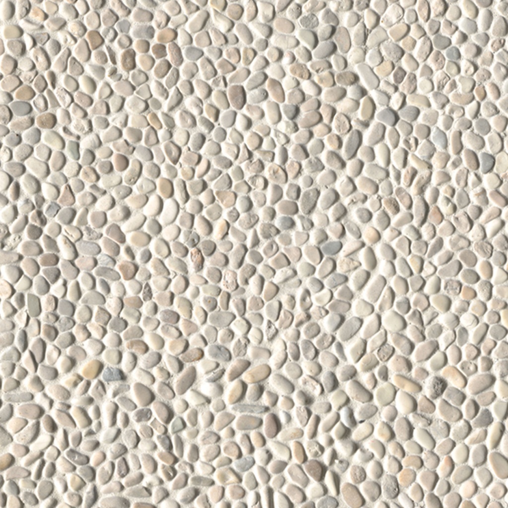 [SMOT-PEB-IVOWHIT] MSI-IVORY WHITE MINI PEBBLE TUMBLED