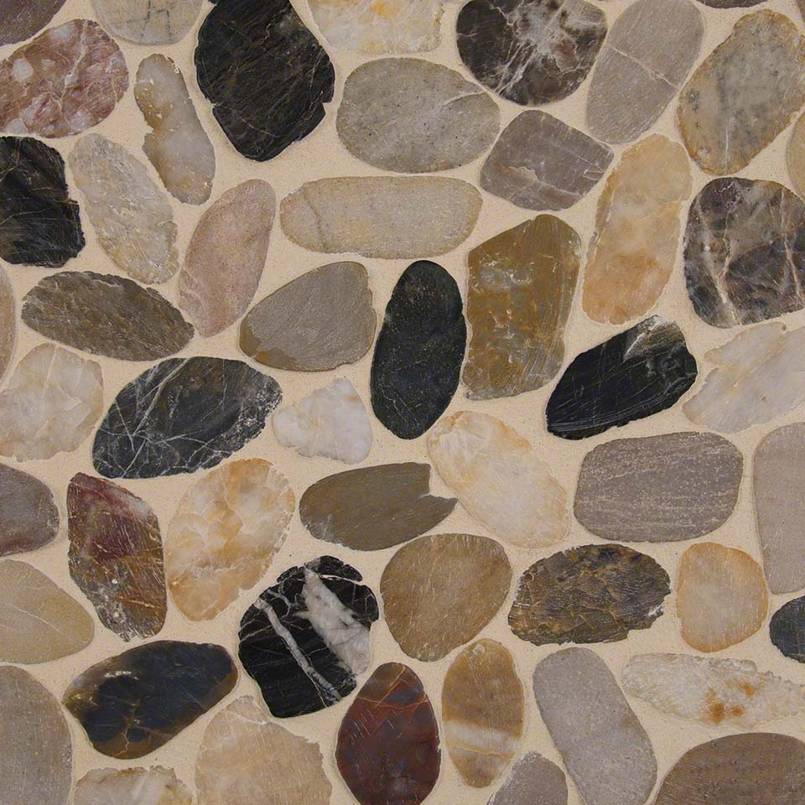 [SMOT-PEB-MIXRVR] MSI-MIX RIVER PEBBLES MESH BACKED