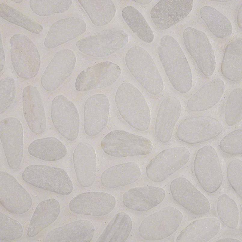 [SMOT-PEB-WHT] MSI-WHITE PEBBLES MESH BACKED
