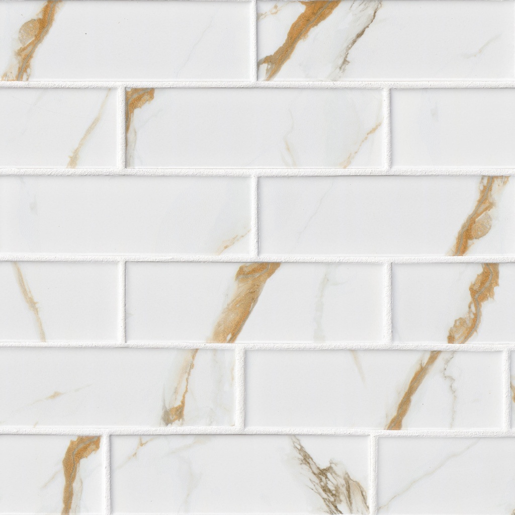 [SMOT-PT-CALGLD-2X6M] MSI-CALACATTA GOLD MATTE 2X6X6MM