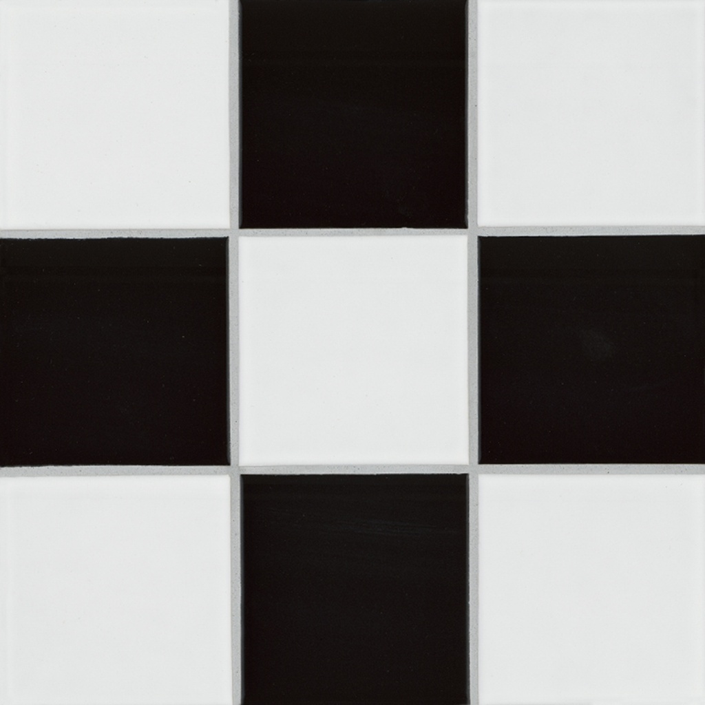 [SMOT-PT-RETBIANER-4X4M] MSI-WHITE AND BLACK 4" CHECKERED MATTE