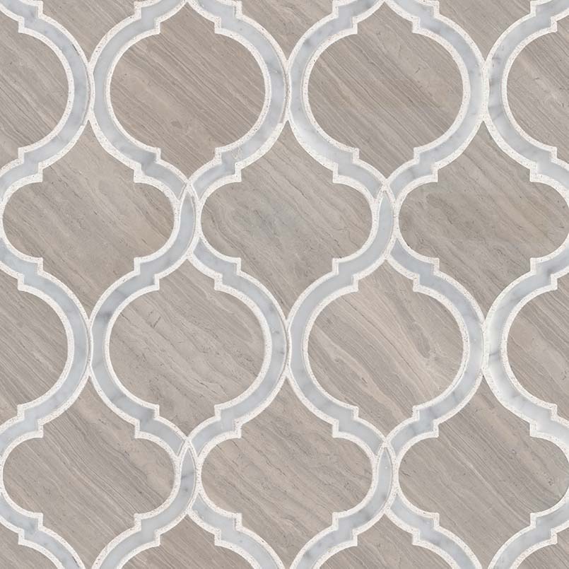 [SMOT-WQSAV-HON10MM] MSI-WHITE QUARRY SAVONA MOSAIC