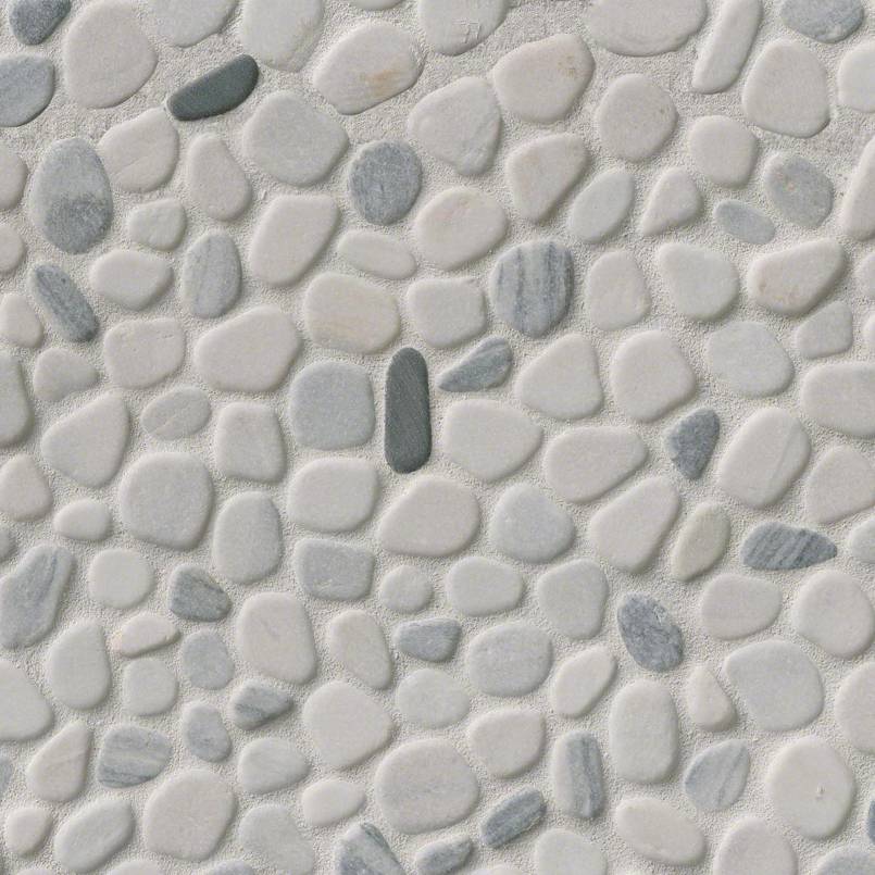 [THDW1-SH-PEB] MSI-BLACK AND WHITE PEBBLES MESH BACKED